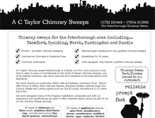 Tablet Screenshot of chimneysweeppeterborough.co.uk